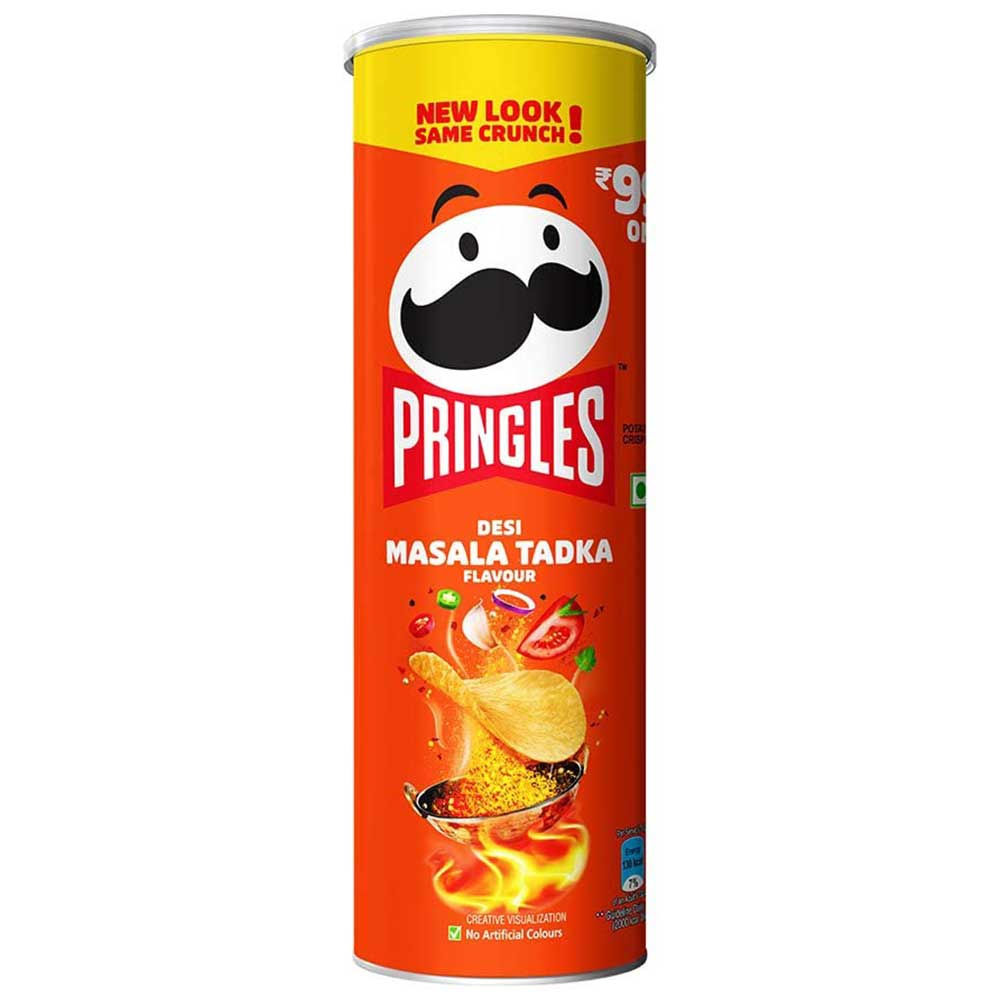 Pringles Potato Crisps- Desi Masala Tadka 107 gms