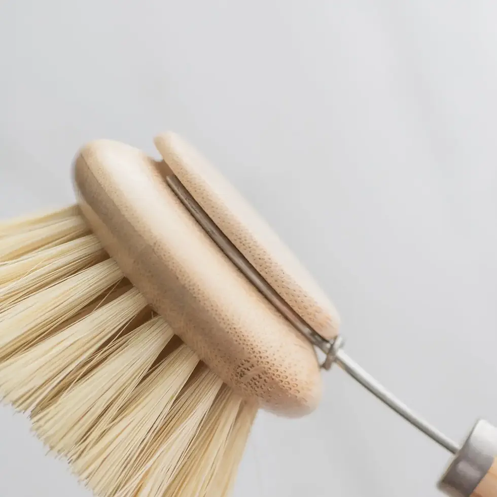 Miniatura: Cepillo para platos de mango largo de bambú Agave de Casa