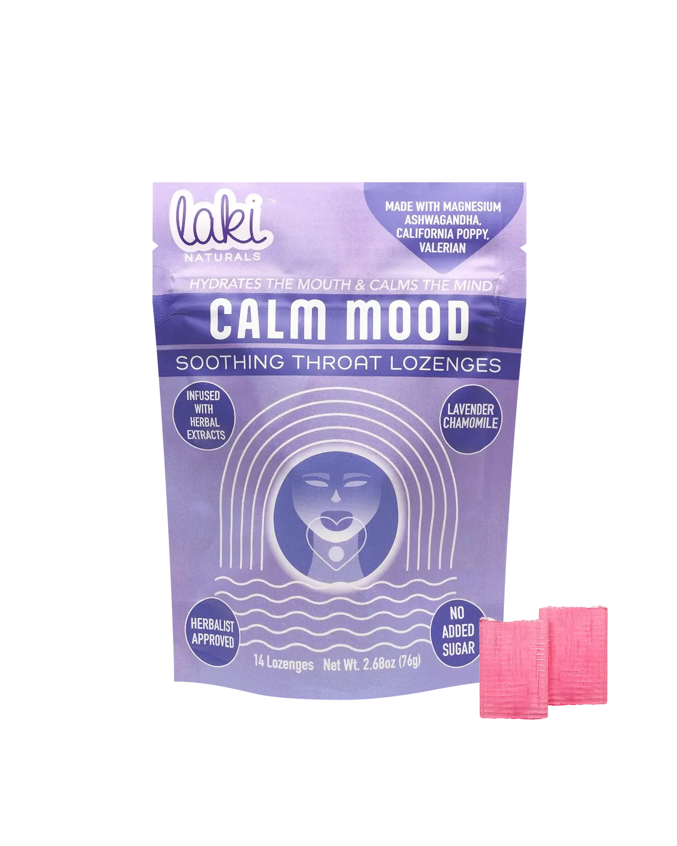 Laki Naturals - Calm Mood Herbal Throat Lozenges
