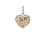 Thumbnail: Links of London Sterling Silver & 18kt Yellow Gold Vermeil Cage Heart Charm