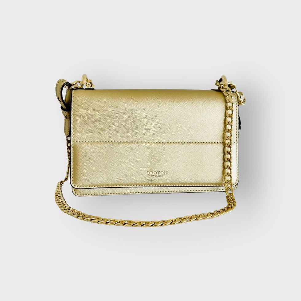 Thumbnail: Oroton Gold Handbag - (RRP $399)