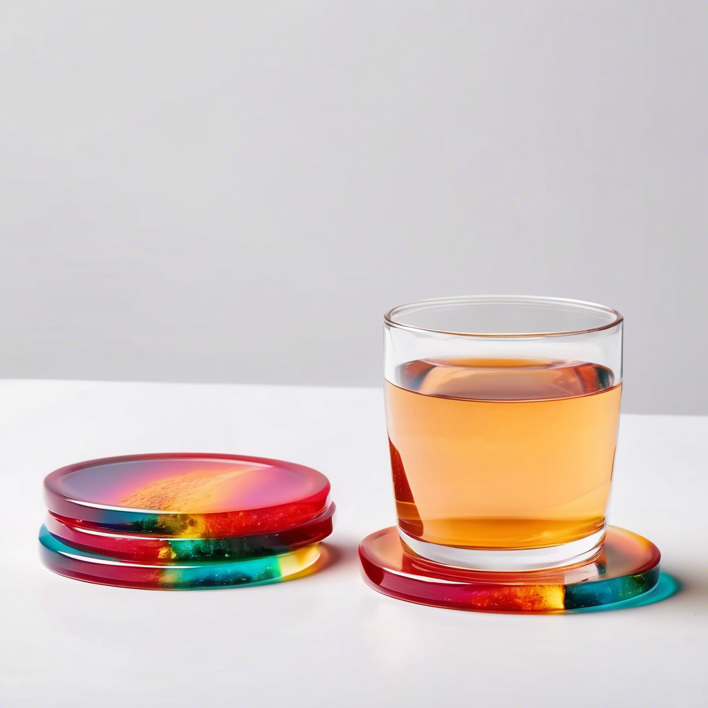 Colorful Resin Coasters