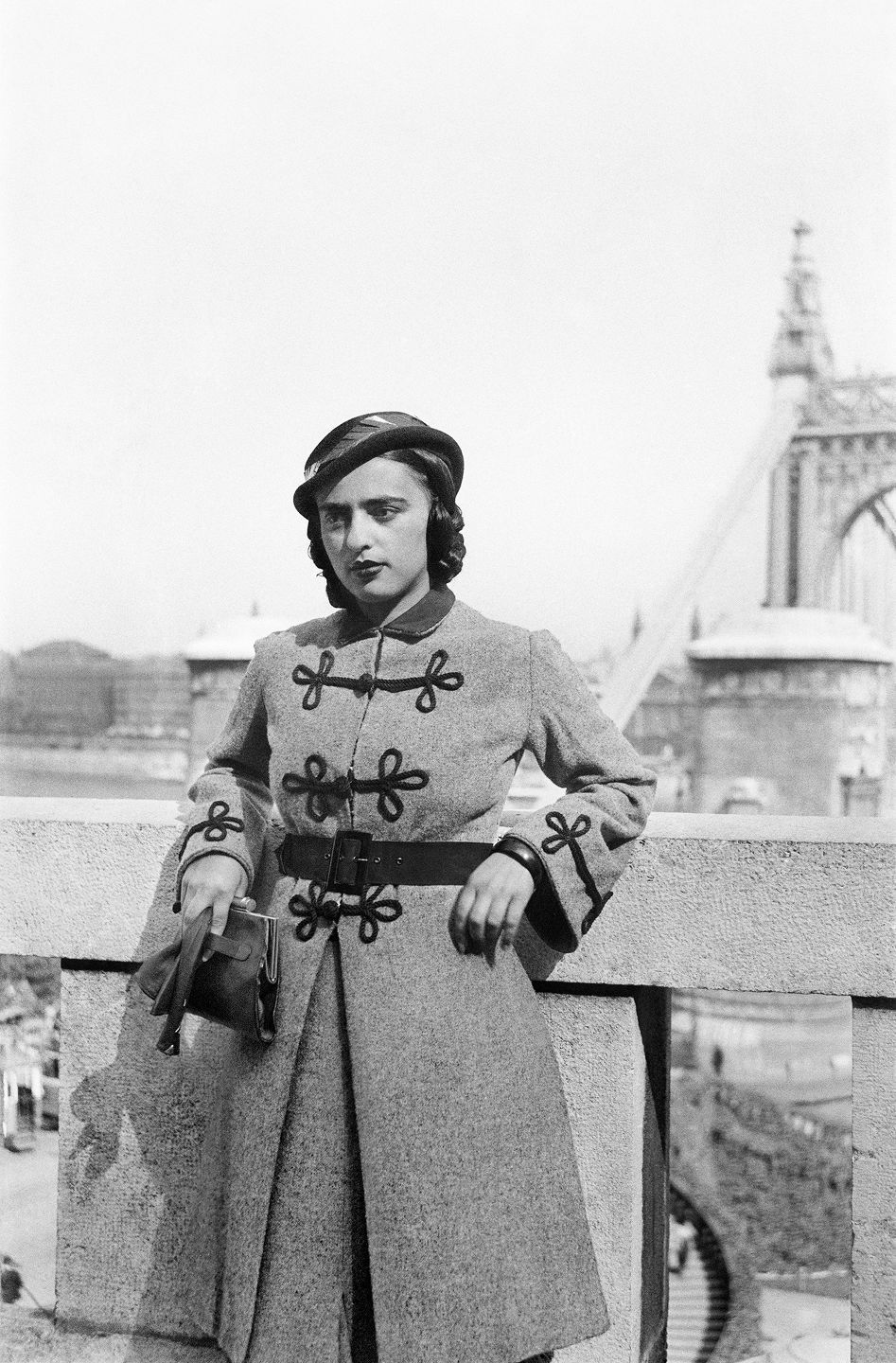 Amrita Sher-Gil in French clothing