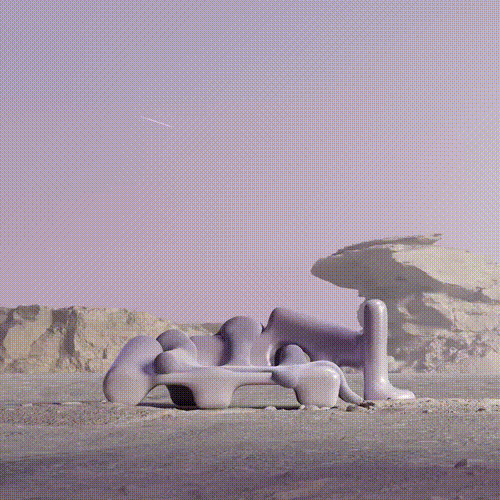Deep Space sofa by Andres Reisinger