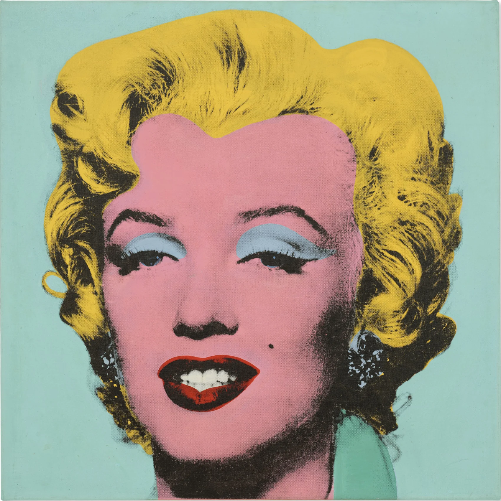 7th most expensive painting in the world, Shot sage blue marilyn by Andy Warhol