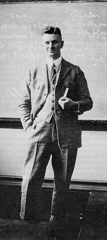 A Black And White Picture Of German Writer Otto Plath, Father Of Sylvia Plath