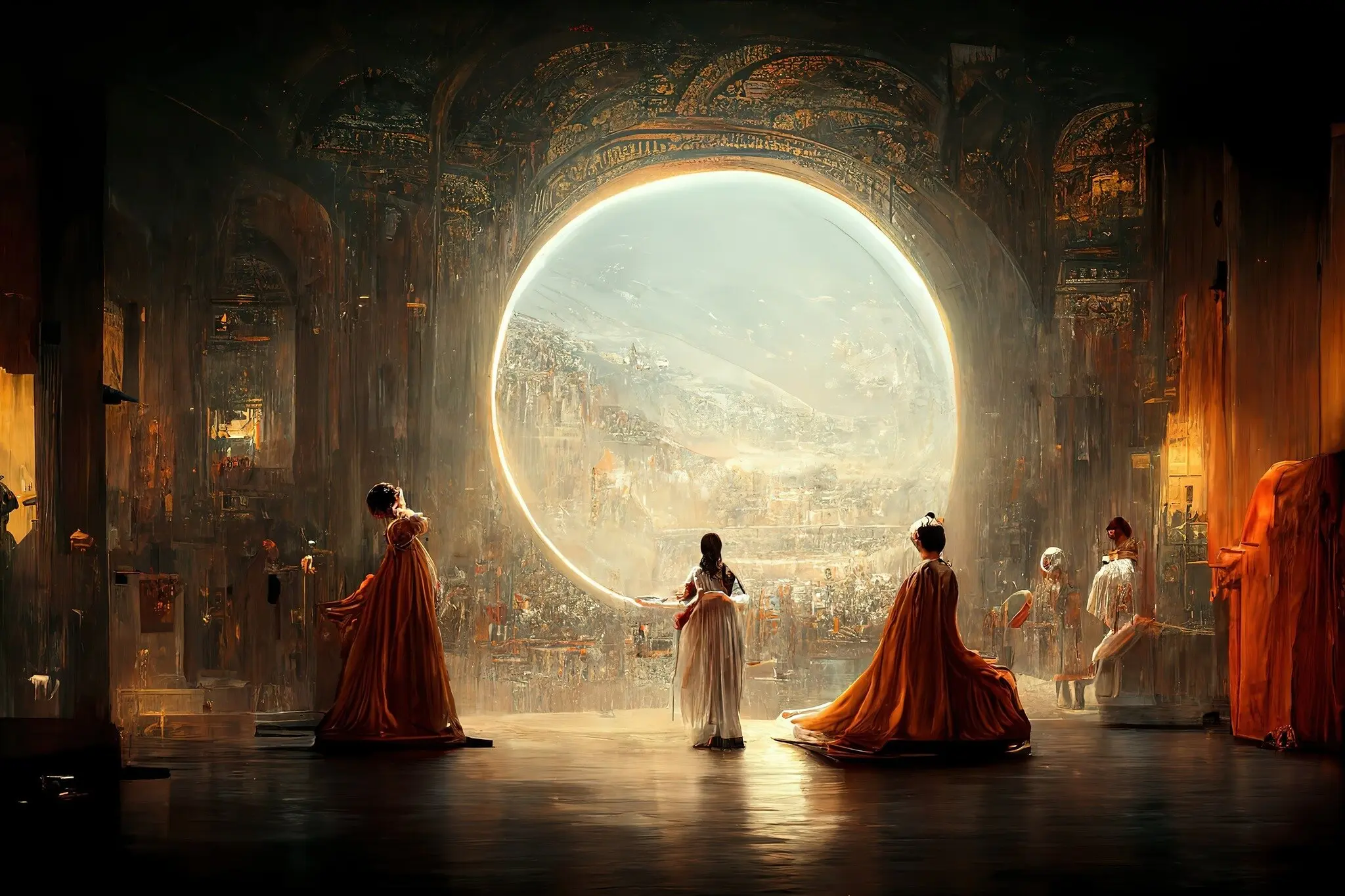 An AI art by Jason Allen called Théâtre D’opéra Spatial that won at an art competition