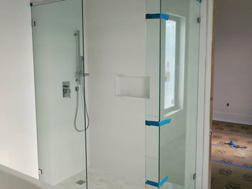 Frameless Glass Shower Enclosure