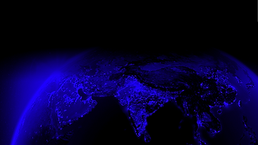 Photo of India on The globe