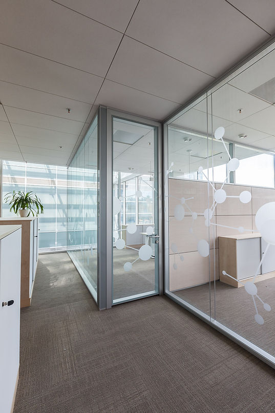 מחיצה אקוסטית קבועה דגם Office 100