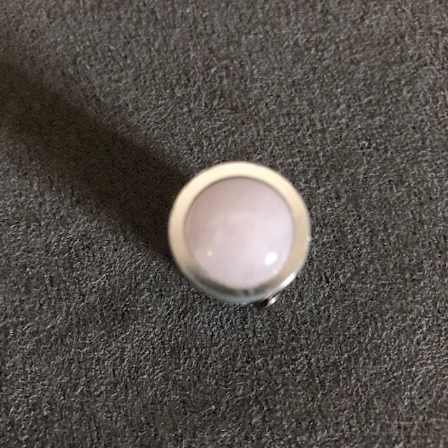 Thumbnail: Rose Quartz Tuning Fork Gem Foot Boot Attachment