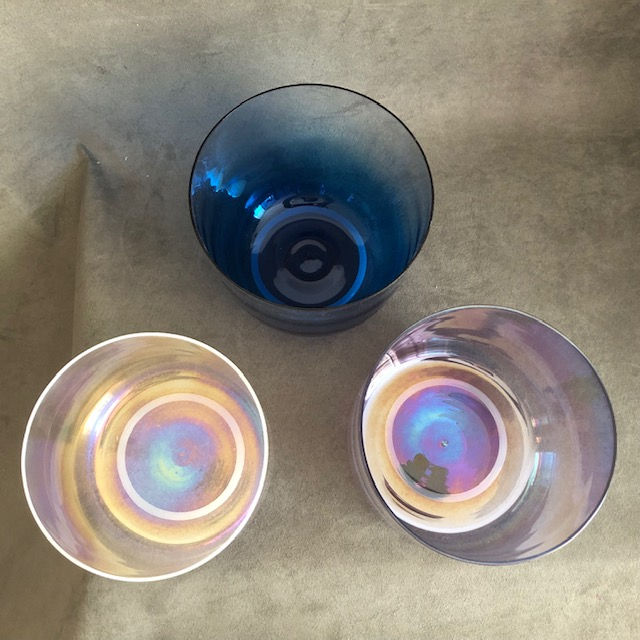 Thumbnail: 3 x Crystal Singing Bowls Set Notes F, A# & D Heart Pineal Gland Sacral Chakra