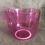Thumbnail: 6.5" Clear Pink Crown Chakra Note B 432Hz Crystal Singing Bowl