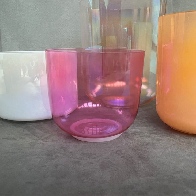 Thumbnail: 4 x Crystal Singing Bowl Set of G D B Notes Throat  Sacral Crown Chakra