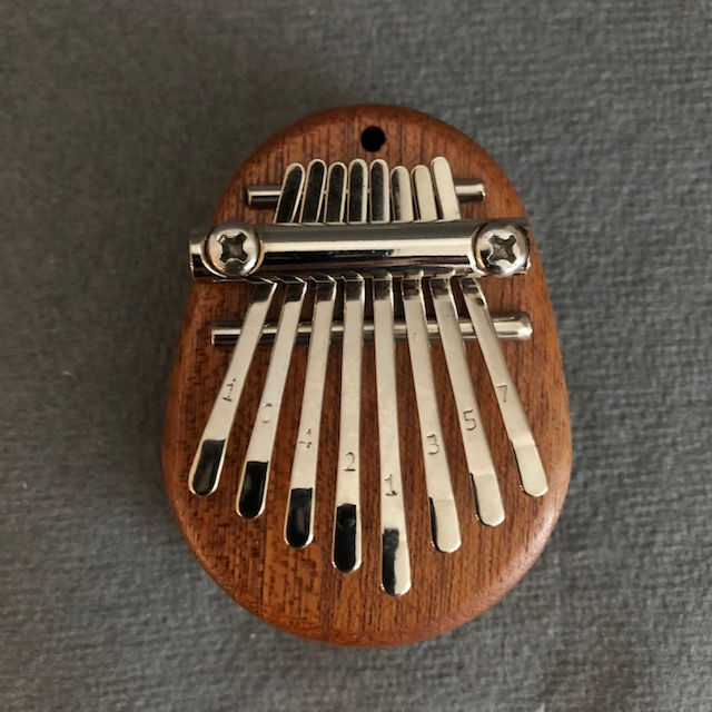Thumbnail: Kalimba 8 Key Sapele Wood Oval