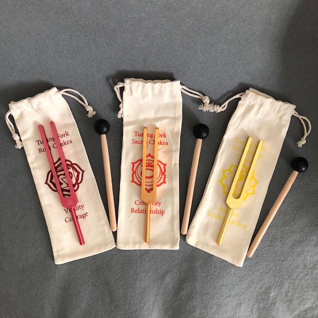 9 Solfeggio Tuning Fork Set in Solfeggio Frequencies