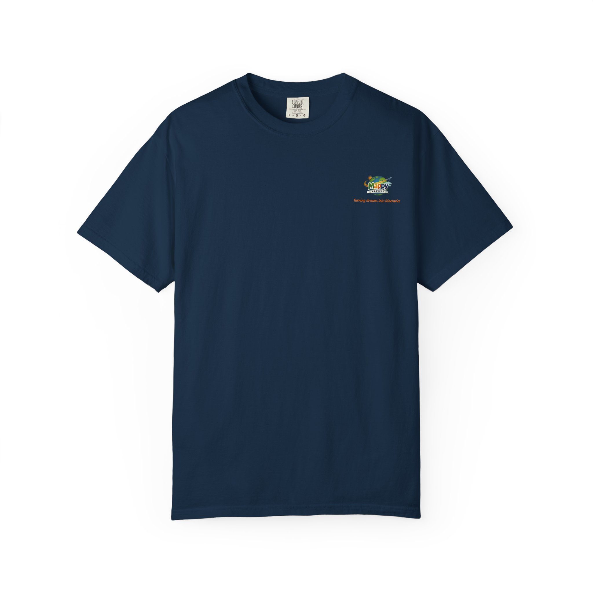 Mappy Travels Unisex Garment-Dyed T-shirt
