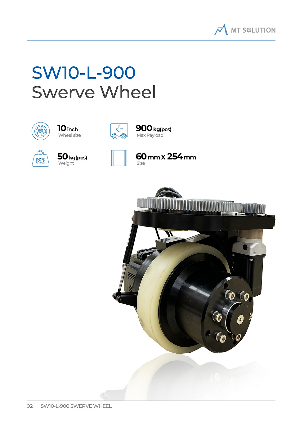 섬네일: 10INCH SWERVE WHEEL SW10-L-900