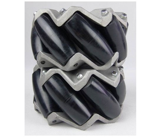 섬네일: A SET OF 6 INCH (156MM) ALUMINUM MECANUM WHEELS