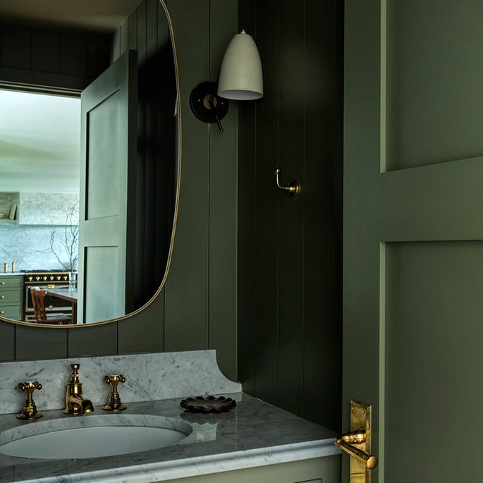 Green bathroom homepage