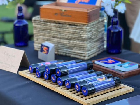 Blue bar set