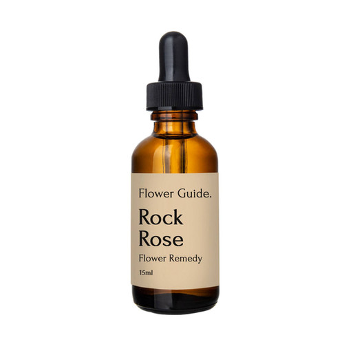 Rock Rose Bach Flower Remedy (15ml) Flower Guide