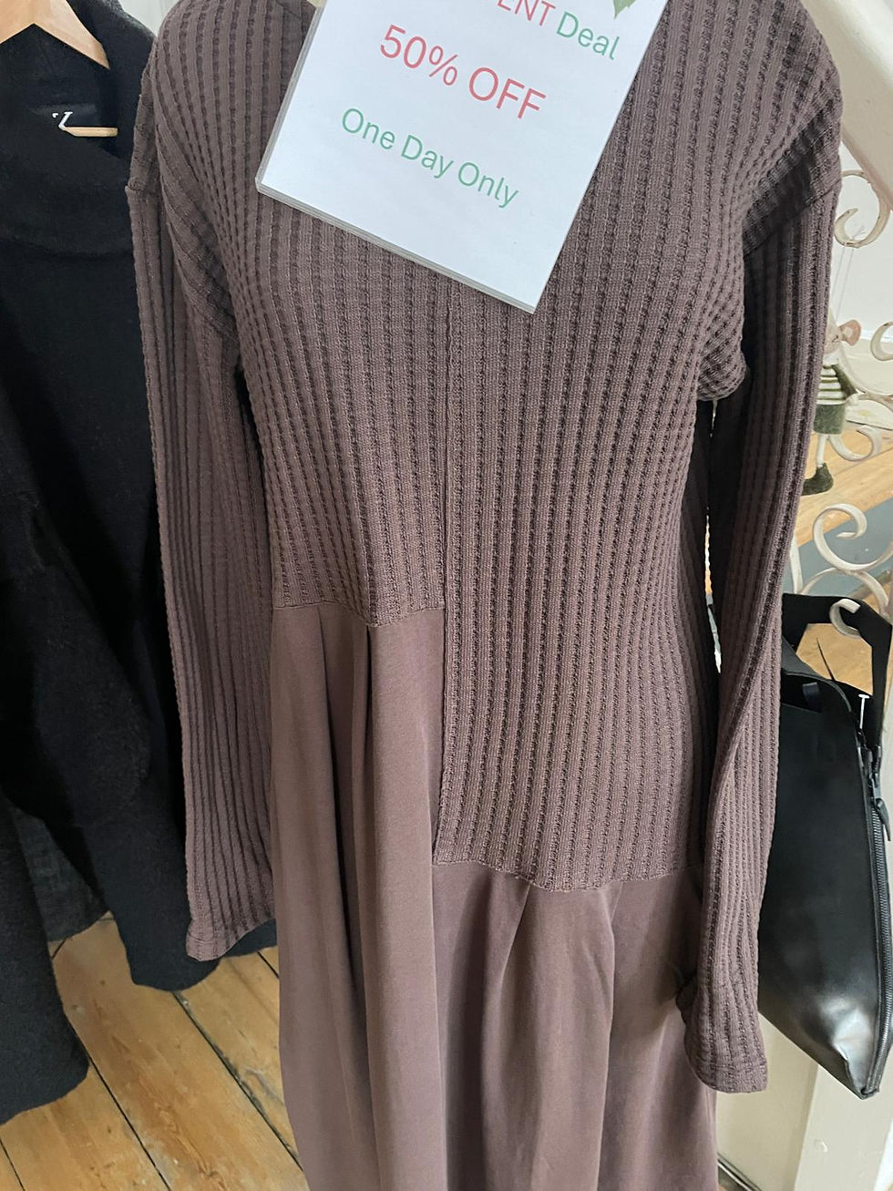 Thumbnail: Sort Aarhus/Lofina jersey dress SA3082
