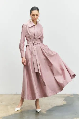 Thumbnail: Bize Taffeta Dress Pink  BC6007