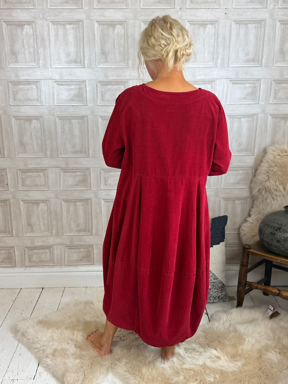 Thumbnail: Nichols & Co Black Label cord dress BL893R