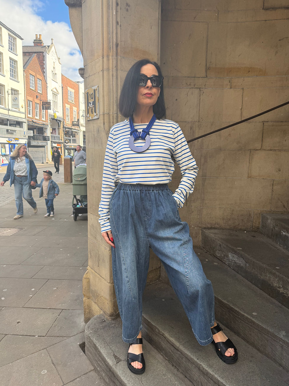 Thumbnail: Bella Blue Denim Jeans