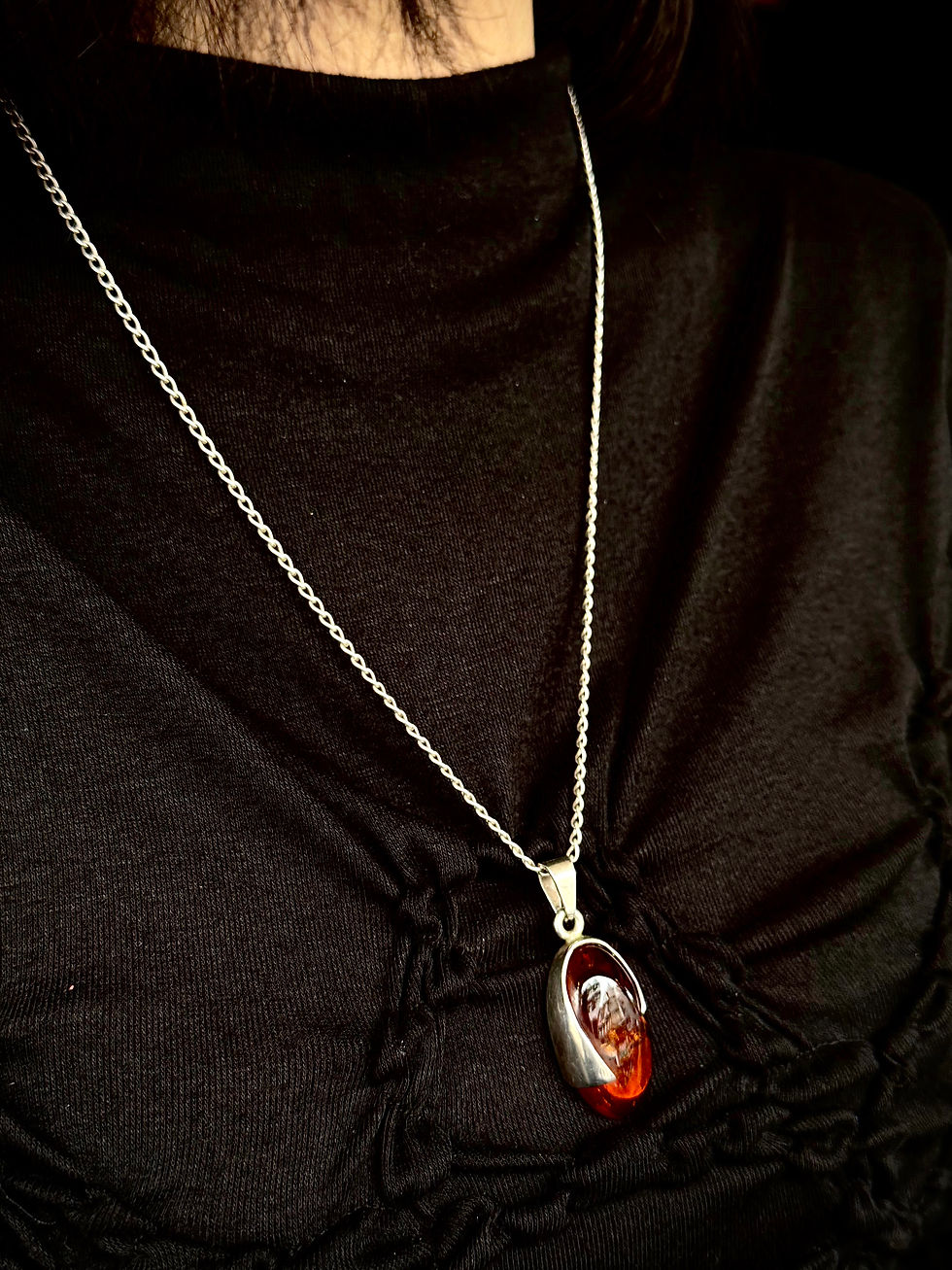 Thumbnail: PreLoved Amber Necklace