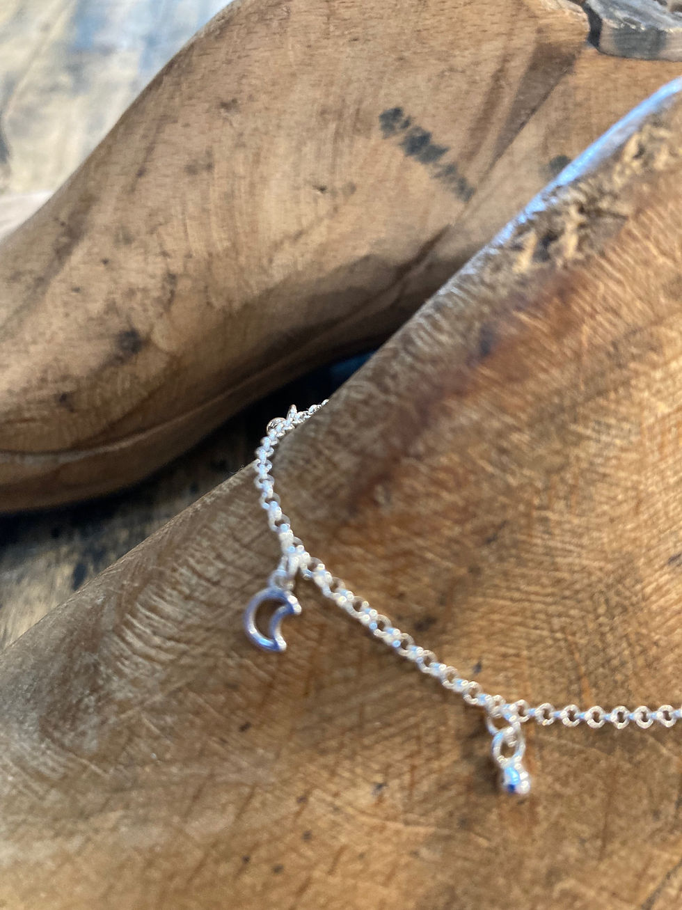 Thumbnail: Sterling Silver Anklet H2976