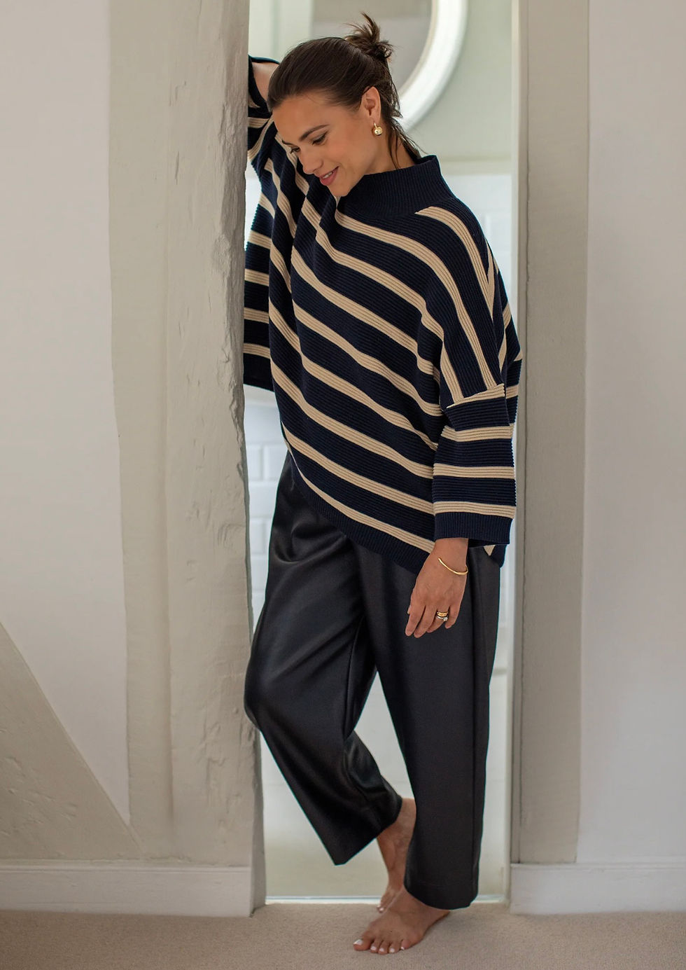 Thumbnail: Chalk Vicki Jumper Navy/Sand