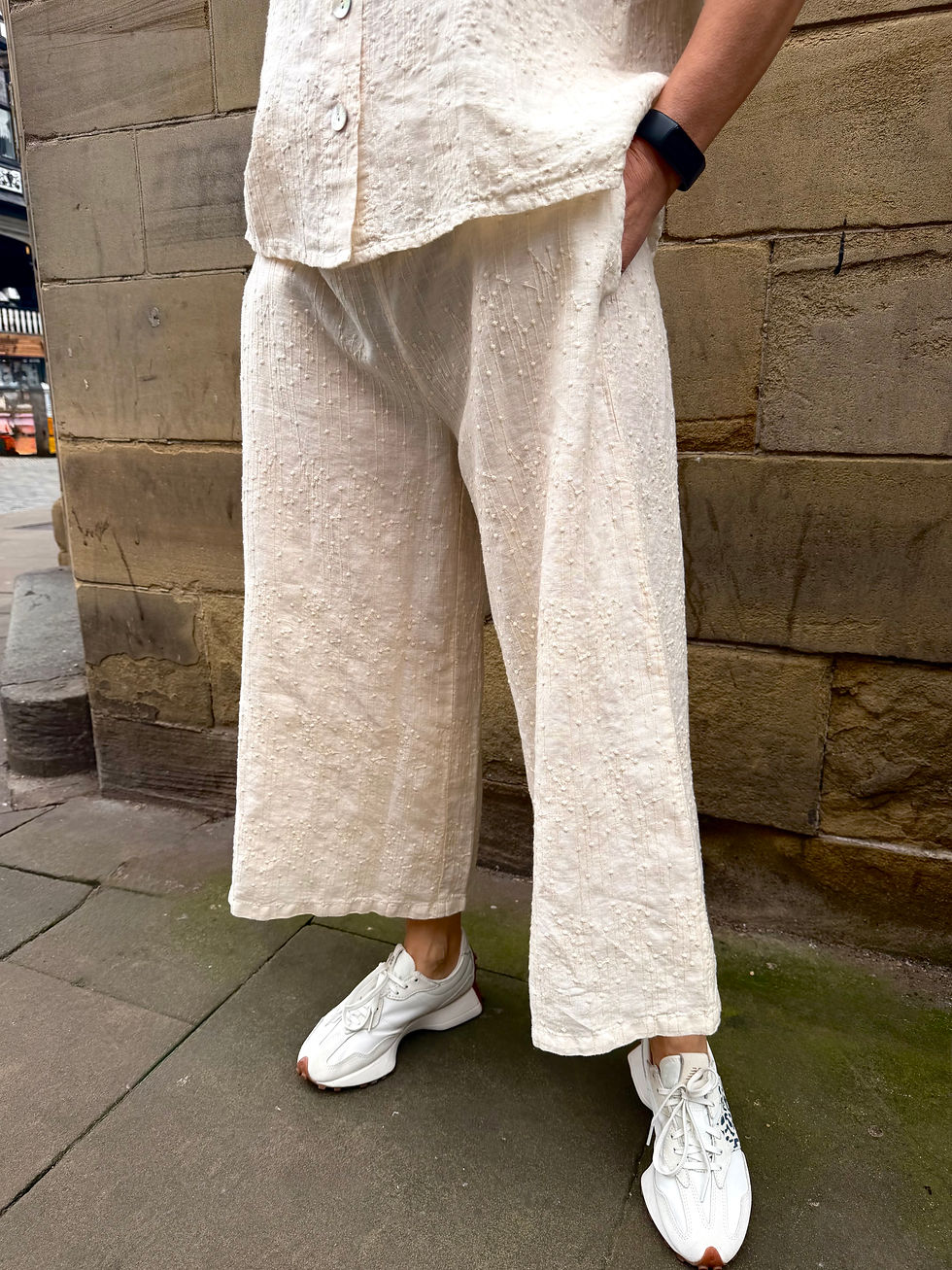 Thumbnail: Blueberry Italia Linen Trouser 23035-RY