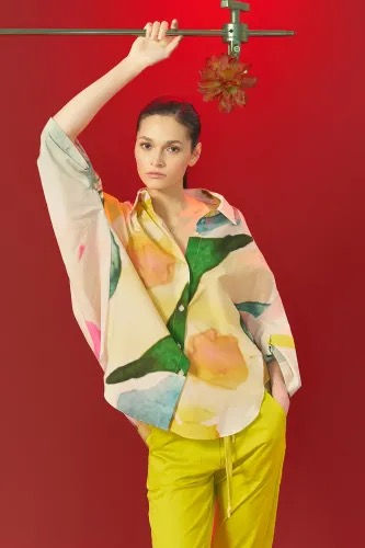 Bize Multi Pattern Shirt BZ192