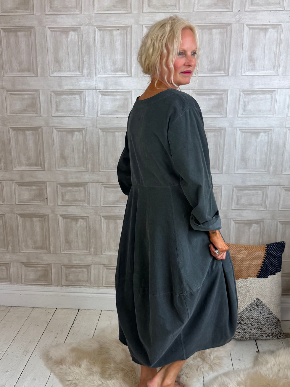 Thumbnail: Nichols & Co Black Label cord dress BL893G