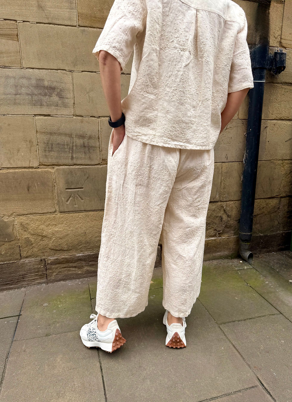 Thumbnail: Blueberry Italia Linen Trouser 23035-RY