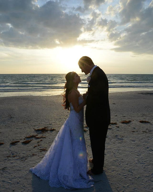 Romantic Beach Wedding St. Petersburg Florida