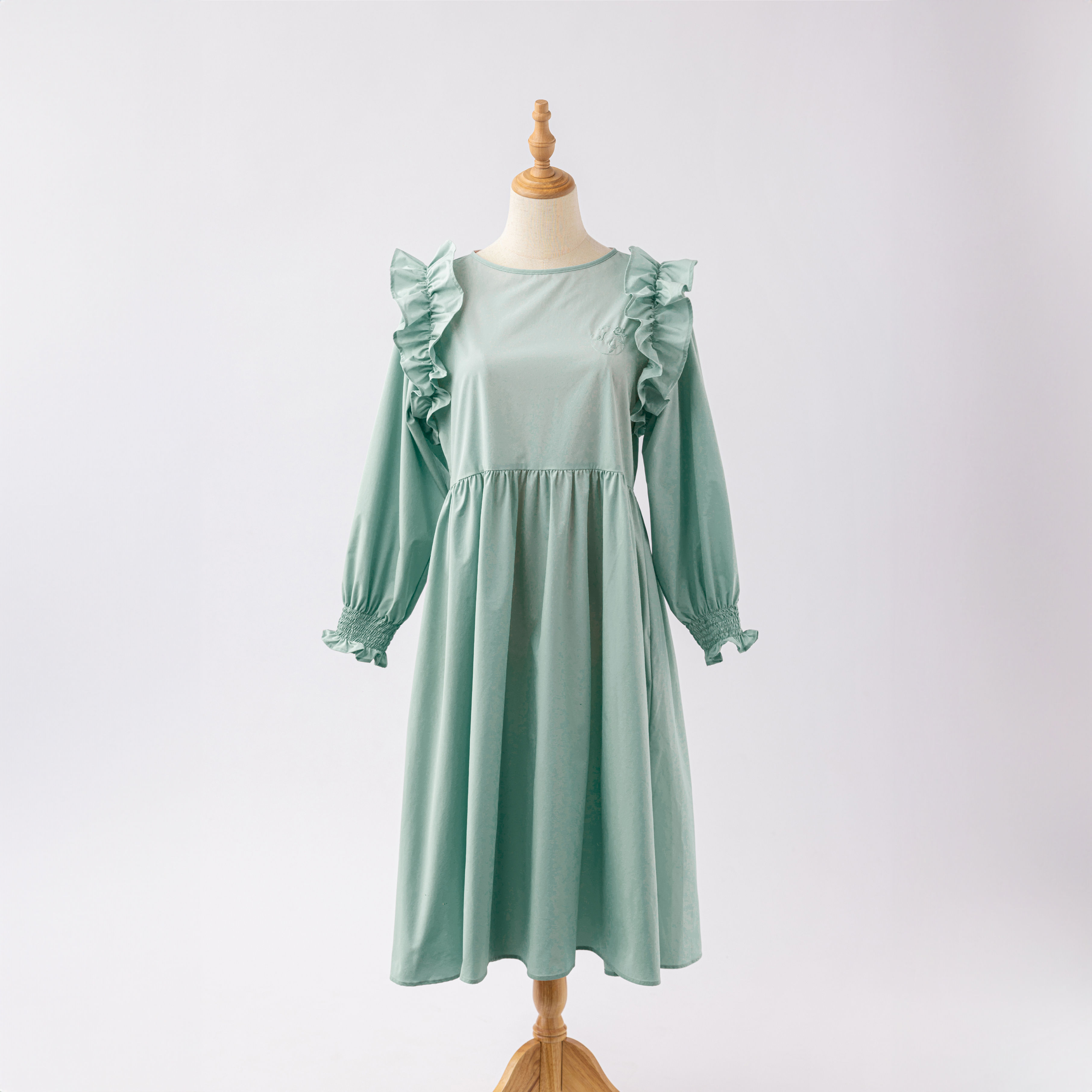 LISA's dress apron/GREEN