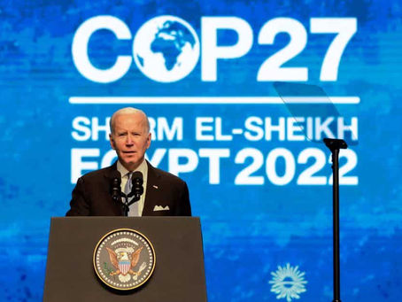 Biden Casts US As Climate Leader In COP27 Speech, Says Midterm Results Won’t Backslide Efforts