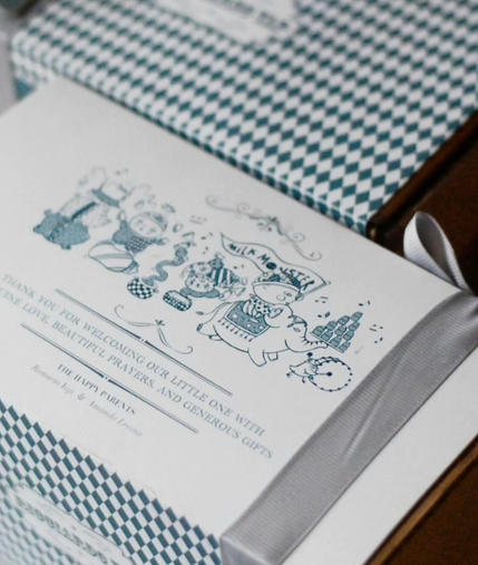 mandtaps illustration baby hampers