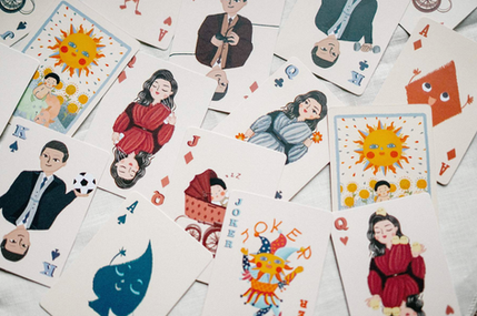 Mandtaps Illustration playing cards
