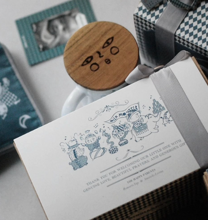 mandtaps illustration baby hampers