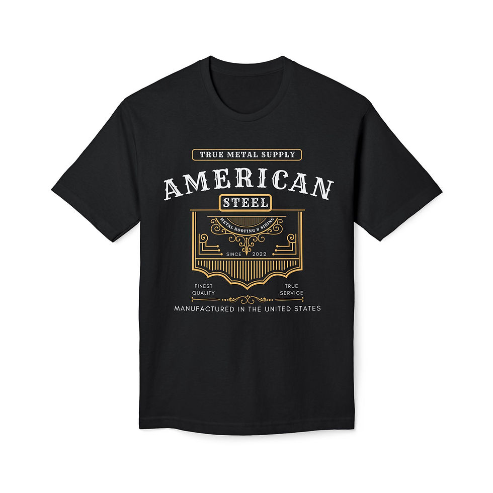 Thumbnail: True Metal Supply Vintage American Steel T-shirt, Made in USA