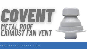 Metal Roof Exhaust Fan Vent - How to Install a CoVent
