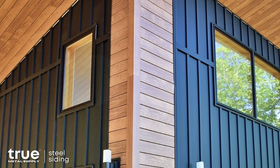 True Metal Supply Plank Steel Siding and Board and Batten Steel Siding