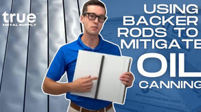 Using Backer Rods to Mitigate Oil Canning