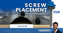 Screw Placement for Metal Roofs