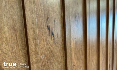 26ga Hickory Natural Board & Batten steel siding