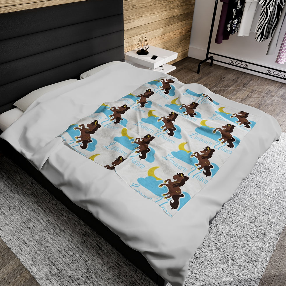 Thumbnail: White Velveteen Plush Blanket